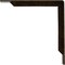Ekena Millwork Stockport Steel Bracket, Antiqued Brass 2"W x 14"D x 14"H BKTM02X14X14STABS - alternate 3